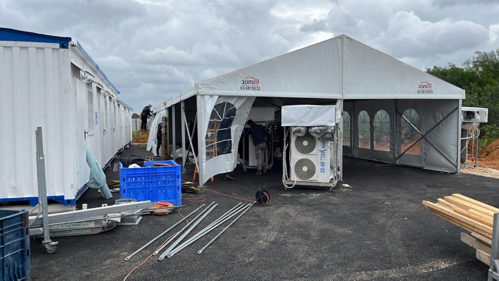 השכרת אוהלים לאחסנה ולוגיסטיקה - נתנוב אוהלים